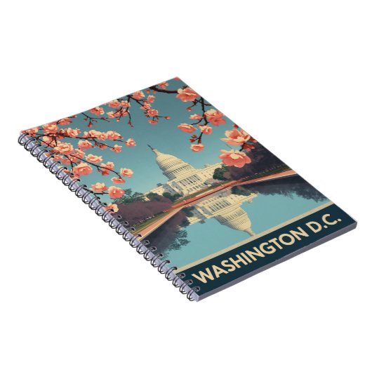 Vintag Washington D.C. Notizblock (Rechte Seite)