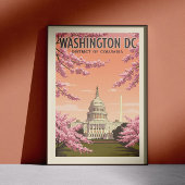 Vintag Washington D.C. Poster