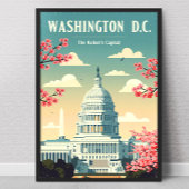 Vintag Washington D.C. Poster