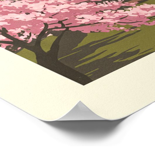 Vintag Washington D.C. Poster (Ecke)