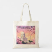 Vintag Washington D.C. Tragetasche (Rückseite)