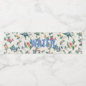 Vintag Wasserflaschenetikett (Einzelnes Label)