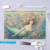 Vintag Water Maiden Mermaid Mermaids Decoupage Seidenpapier (Handwerk)