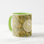 Vintag Wattle Pattern Tasse (Vorderseite Links)