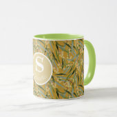 Vintag Wattle Pattern Tasse (VorderseiteRechts)