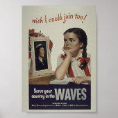 Vintag Waves Poster (Vorne)