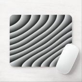 Vintag Wavy Lines Mousepad (Mit Mouse)