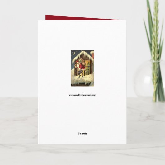 Vintag: Weihnachten - (Rückseite)