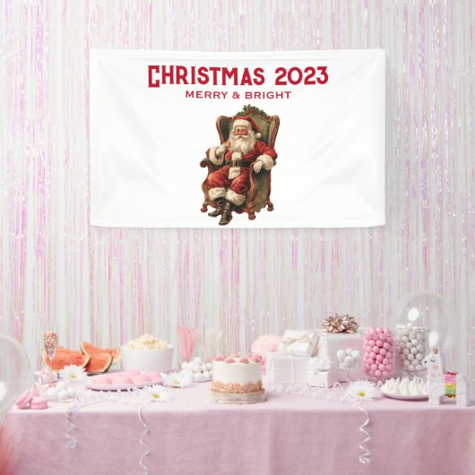 Vintag Weihnachten Banner (Party)