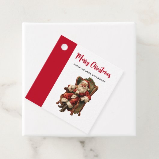 Vintag Weihnachten Geschenkanhänger (Beispiel)