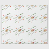 Vintag Weihnachten Geschenkpapier (Flach)