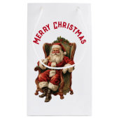 Vintag Weihnachten Kleine Geschenktüte (Rückseite)