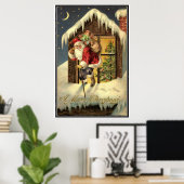 Vintag: Weihnachten - Poster (Heimbüro)