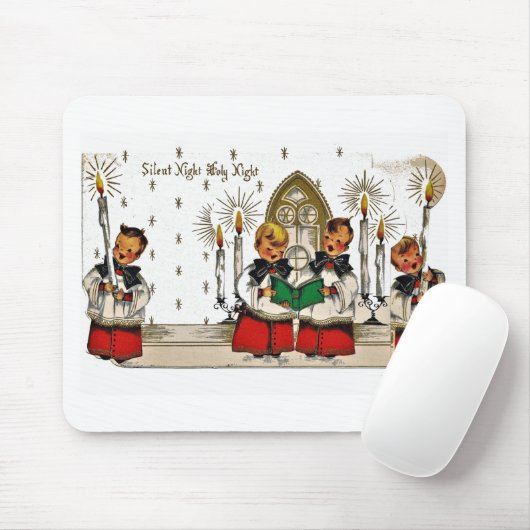 Vintag-Weihnachten-Postkarten-0029 Mousepad (Mit Mouse)