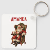 Vintag Weihnachten Schlüsselanhänger (Rückseite)