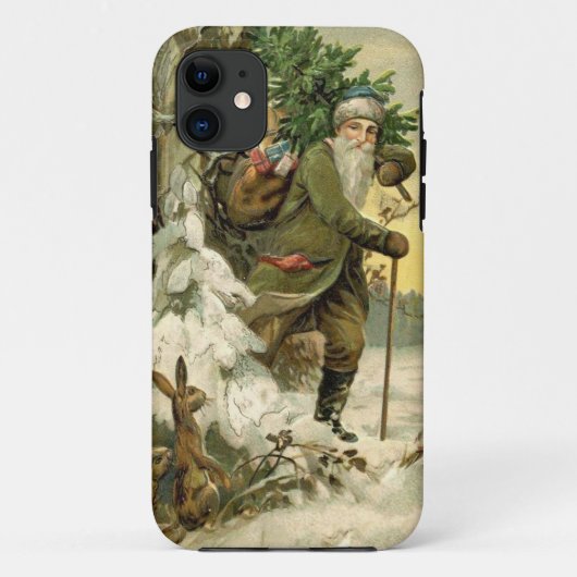 Vintag Weihnachten Viktorianischer Urlaub Case-Mate iPhone Hülle (Rückseite)