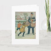 Vintag - Weihnachts-Sonderlieferung, Feiertagskarte (Vorderseite)