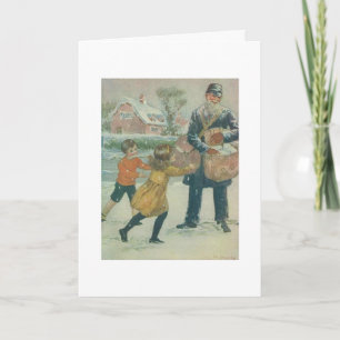 Vintag - Weihnachts-Sonderlieferung, Feiertagskarte