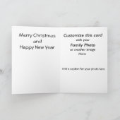 Vintag Weihnachtskarte, anpassen Feiertagskarte (Innenseite)