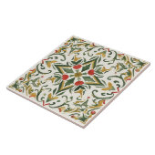 Vintag, Weihnachtsmuster, Kunstwerk Keramik Tile Fliese (Seite)