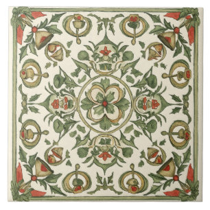 Vintag, Weihnachtsschmuck, Keramik Tile Fliese