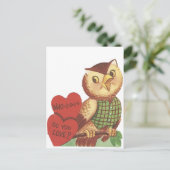 Vintag "Wer macht dir Liebe?" Feiertagspostkarte (Stehend Vorderseite)