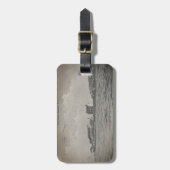 Vintag West Island, Sakonnet - Little Compton, RI Gepäckanhänger (Vorderseite vertikal)