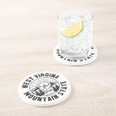 Vintag West Virginia Getränkeuntersetzer (Seite)