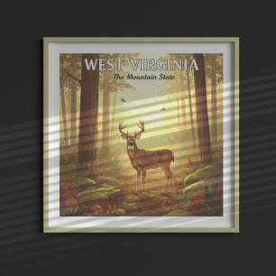 Vintag West Virginia Poster