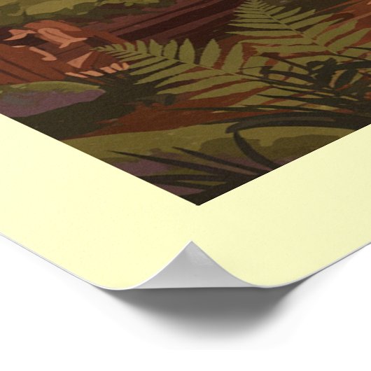 Vintag West Virginia Poster (Ecke)