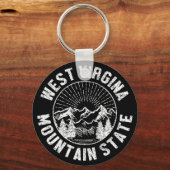 Vintag West Virginia Schlüsselanhänger (Rückseite)