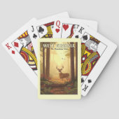 Vintag West Virginia Spielkarten (Rückseite)