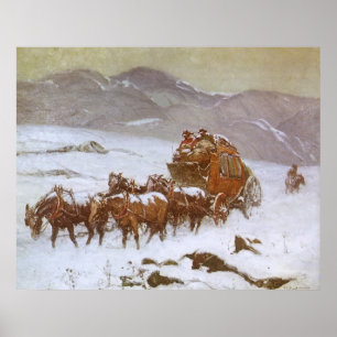 Vintag West, warum die Post von Berninghaus zu spä Poster