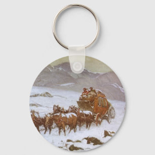 Vintag West, warum die Post von Berninghaus zu spä Schlüsselanhänger