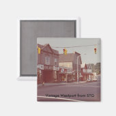 Vintag Westport Magnet - Kunsttheater (Vorderseite/Rückseite)