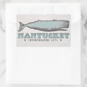 Vintag Whale Nantucket MA Inc 1671 Stickers (Tasche)