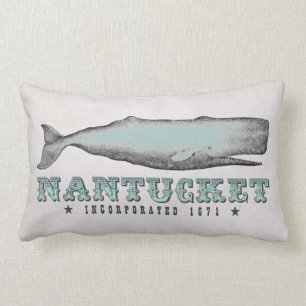 Vintag Whale Nantucket Massachusetts Inc 1671 Lendenkissen