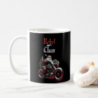 Vintag Whimsical Biker Santa