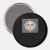 Vintag Whimsigoth Moon Magnet (Vorderseite/Rückseite)