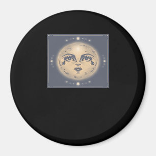 Vintag Whimsigoth Moon Magnet