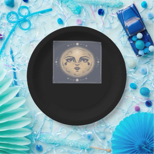 Vintag Whimsigoth Moon Pappteller (Party)