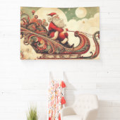 Vintag/whimsistisch/santa/Christmas Banner (InSitu)