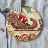 Vintag/whimsistisch/santa/Christmas Button (Beispiel)