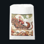 Vintag/whimsistisch/santa/Christmas Geschenktütchen<br><div class="desc">einzigartig</div>