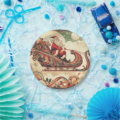 Vintag/whimsistisch/santa/Christmas Pappteller (Party)