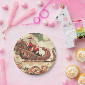 Vintag/whimsistisch/santa/Christmas Pappteller (Party)