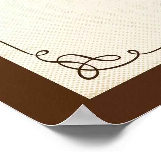 Vintag Whiskey Barrel Poster (Ecke)