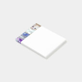 Vintag White Kitten Illustration Post-it Klebezettel (angewinkelt)