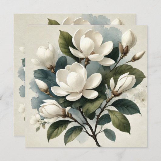 Vintag White Magnolia Botanical (Vorne/Hinten)