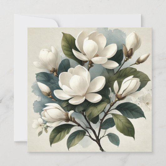 Vintag White Magnolia Botanical (Vorderseite)